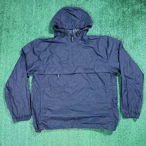 Chaps Ralph Lauren Vintage 90s  Nylon 1/4 Zip Windbreaker Anorak Jacket